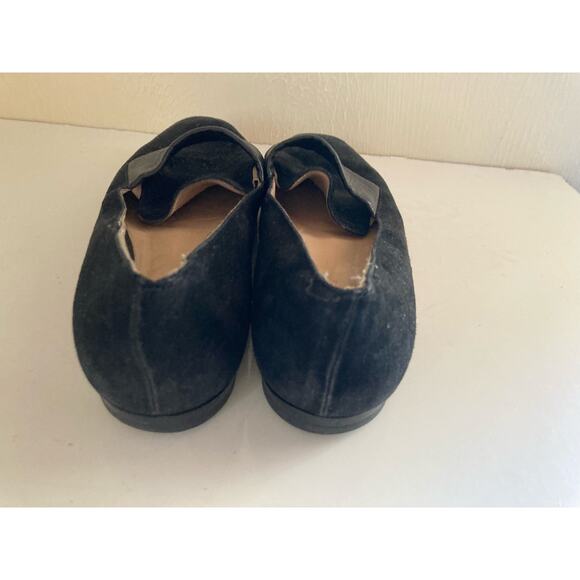 VTG Gianvito Rossi Women's Black Suede Loafer Size 39 US 8.5 Shoes - Picture 6 of 6